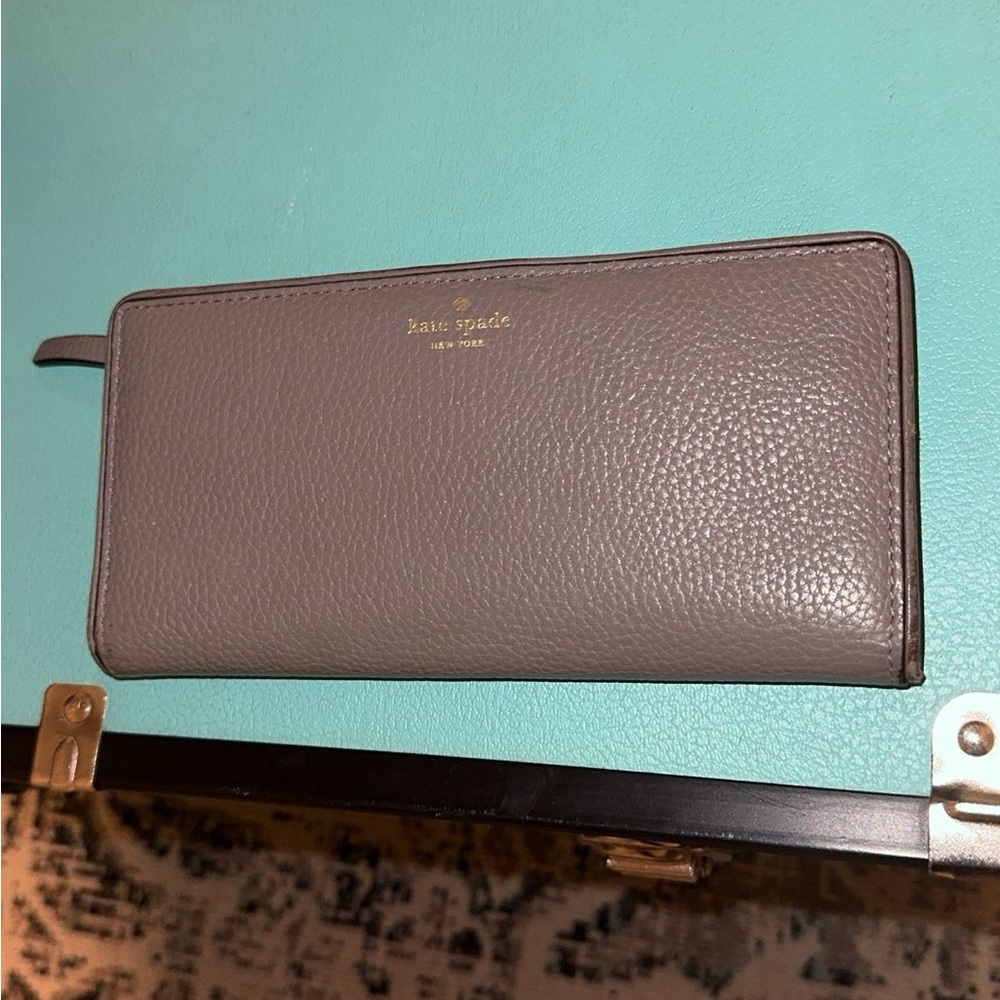 Large grey Kate Spade wallet